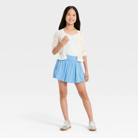 All In Motion Girl's Blue Super Soft Bubble Skort | All In Motion in Lebanon
