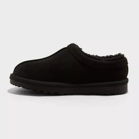 Cat & Jack Boy's Black Nola Faux Suede Clog Slippers |Cat & Jack In Lebanon