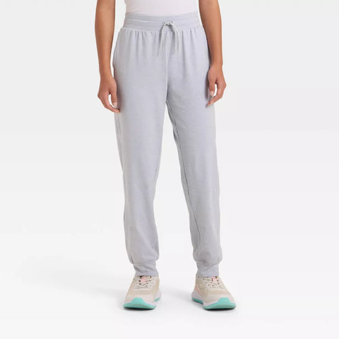 All In Motion Girl's Heather Gray Soft Stretch Jogger Pants | All In Motion In Lebanon