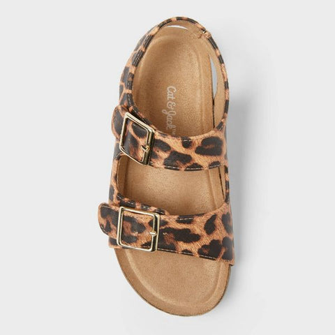Cat & Jack Baby Girl's Animal Printed Reagan Footbed Sandals|Cat & Jack In Lebanon