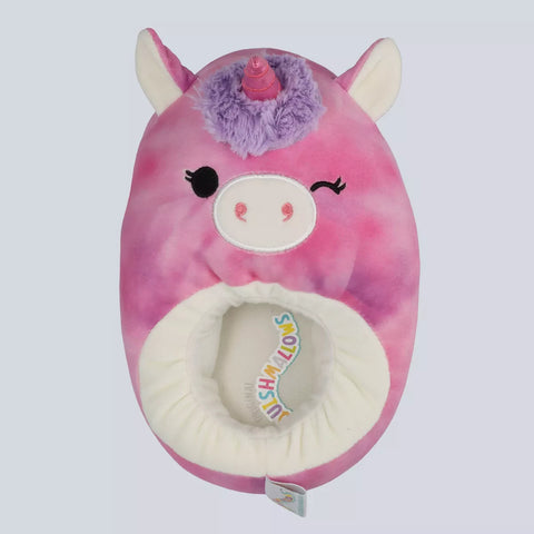 Squishmallows Girl's Pink Lola the Unicorn Plush Slippers |Squishmallows In Lebanon