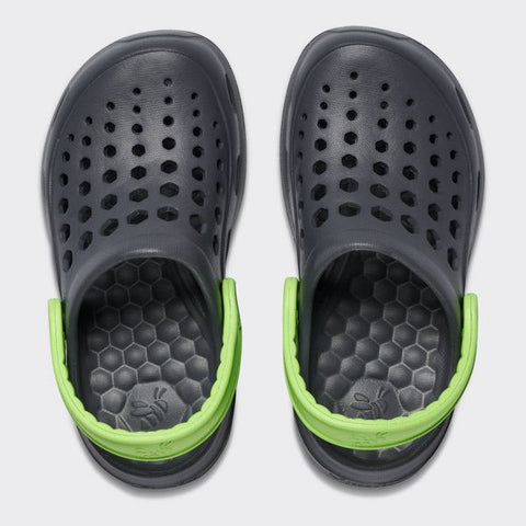 Joybees Boy's Charcoal/Lime Non-Marking Sole Slippers| Joybees  in Lebanon