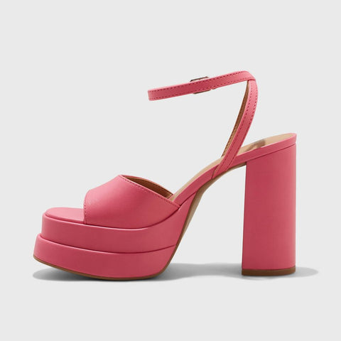 Wild Fable Women's Pink Alessia Platform Heels with Memory Foam Insole |Wild Fable In Lebanon
