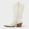 Universal Thread Women's White Studded Western Cowboy Boot | Universal Thread In Lebanon