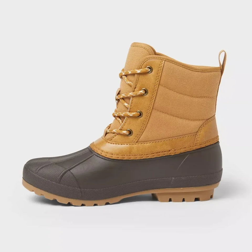 Universal Thread Women's Camel & Dark Brown Tiffani Boots
