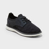 Cat & Jack Boy's Black Lace-Up Oxfords, Non-Marking Outsole, Medium Width, Solid Pattern Sneakers | Cat & Jack In Lebanon