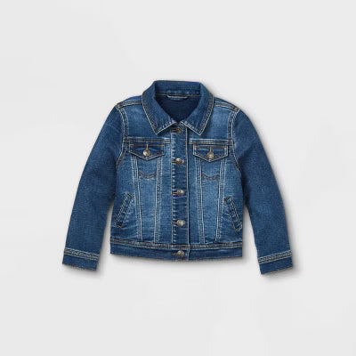 Cat & Jack Girl's Blue Vintage Denim Jacket | Cat & Jack In Lebanon