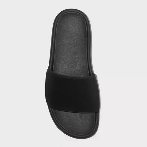 All In Motion Women's Black Makenna Slide Slipper |All In Motion In Lebanon