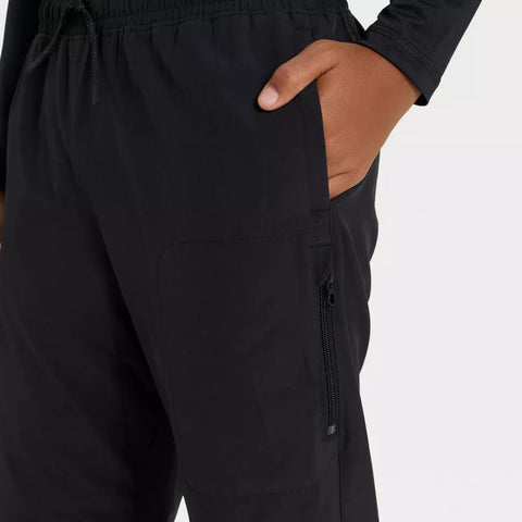All In Motion Boy's Black Lined Woven Sweatpants | All In Motion In Lebanon