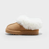 Cat & Jack Girl's Brown Piper Faux Fur Cuff Clog Slippers | Cat & Jack In Lebanon