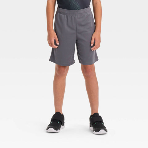 All In Motion Boys' Gray  Mesh Shorts  | All In Motion in Lebanon