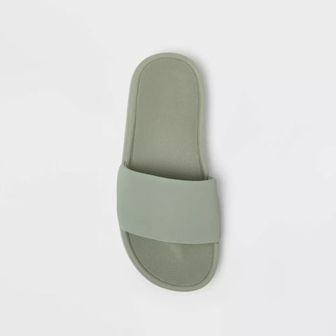 All In Motion Boy's Olive Green Tatum Comfort Sports Slipper|All In Motion In Lebanon