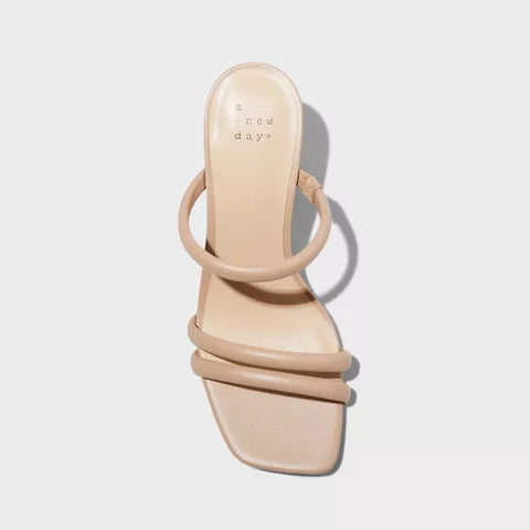 A New Day Women's Beige Stacy Mule Heel | A New Day In Lebanon