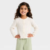 Cat & Jack Girl's Cream Pointelle Cardigan | Cat & Jack In Lebanon