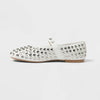 Art Class Girl's White Toree Rhinestone Ballet Flats | Art Class In Lebanon