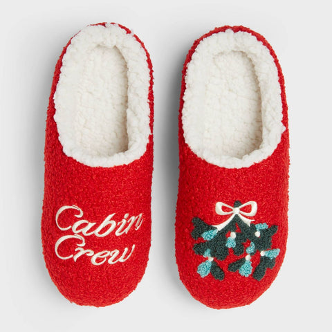 Wondershop  Unisex Red Cabin Crew Scuff Slippers |Wondershop in Lebanon