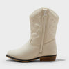 Cat & Jack Girl's Off White Memphis Western Boots | Cat & Jack In Lebaon
