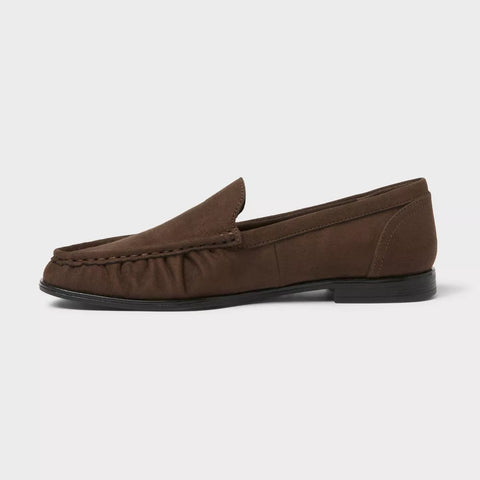A New Day Women's Brown Faux Suede Loafers | A New Day in Lebanon