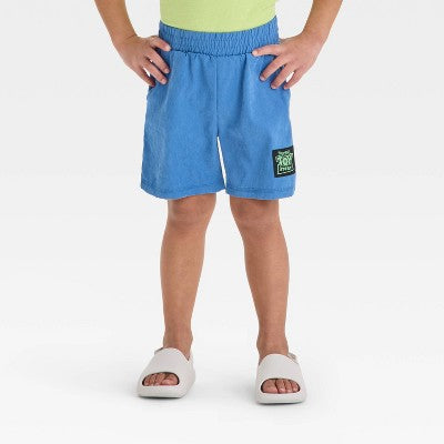 Disney Baby Boy's Green 2pc Toy Story Woody Buzz Lightyear Rex Pocket T-Shirt & Brushed Active Shorts Set  | Disney  in Lebanon