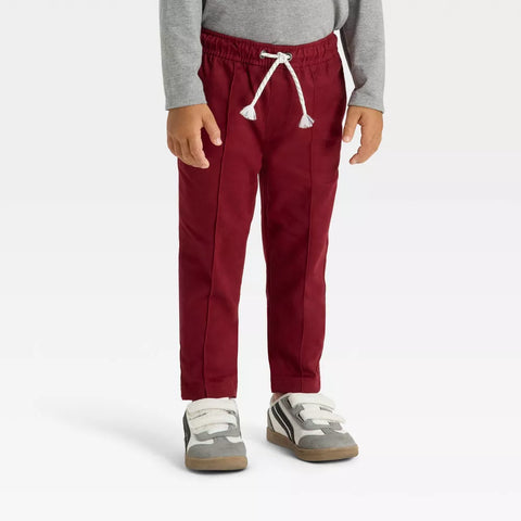 Cat & Jack Boy's Maroon Tapered Pants | Cat & Jack In Lebanon