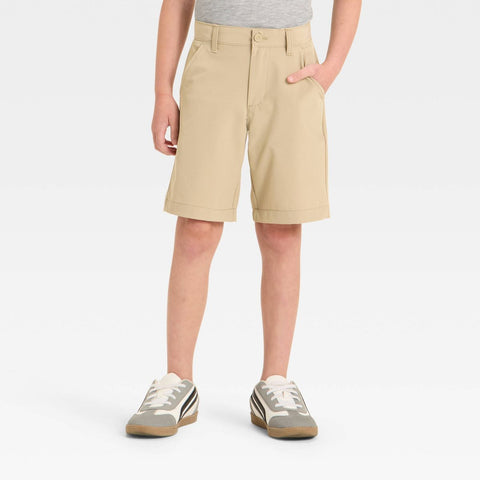 Cat & Jack Boy's Khaki Uniform Quick Dry Shorts | Cat & Jack in Lebanon