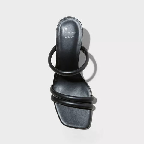 A New Day Women's Black Stacy Mule Sandal |A New Day In Lebanon