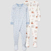 Carter's Baby Girl's Blue & White Cotton Overall 2 Pcs | Carter's In Lebanon