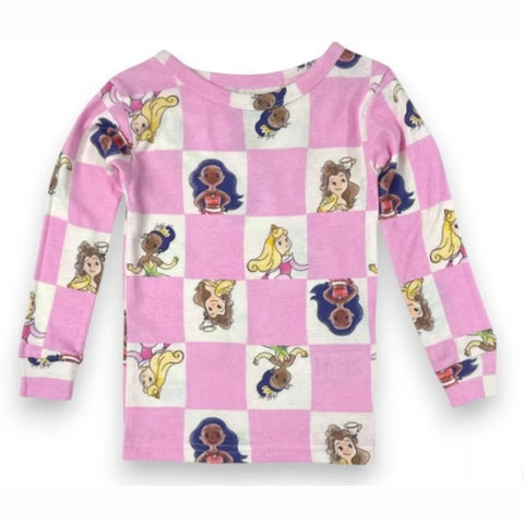 Disney Girl's Pink 4-Piece Princess Cotton Pajama Sets | Disney In Lebanon