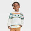 Cat & Jack Boy's White Fairisle Pullover Crewneck Blouse | Cat & Jack In Lebanon