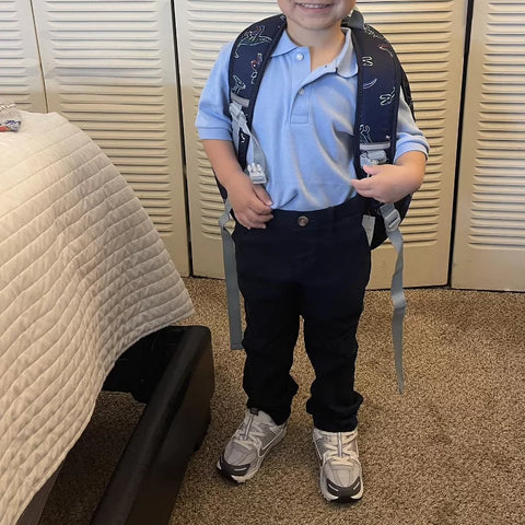 Cat & Jack Baby Boy's Navy Uniform Straight Pants | Cat & Jack In Lebanon