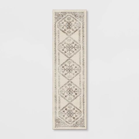 Threshold Beige Washable Distressed Persian Accent Rug | Threshold In Lebanon