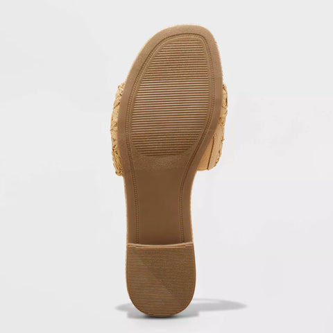 A New Day Women's Ariella Woven Raffia Slide Slipper | A New Day In Lebanon