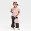 Cat & Jack Baby Girl's Black Floral Embroidery Wide Leg Jeans|Cat & Jack In Lebanon