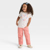 Cat & Jack Girl's Pink Barrel Pant | Cat & Jack In Lebanon