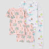 Carter's Just One You Baby Girl's Multicolor Floral & Flamingo 4 Pieces Pajama Set | Carter's Just One You In Lebanon