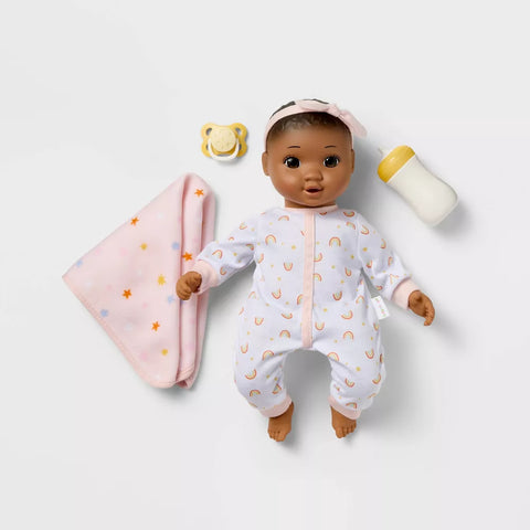 Gigglescape Nurturing Baby Doll - Dark Brown Hair Brown Eyes|Gigglescape In Lebanon