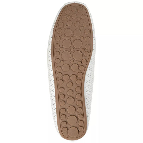 Journee Collection Women's White Halsey Comfort Insole Slip On Round Toe Loafer Flats |Journee Collection In Lebanon