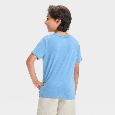 Cat & Jack Boy's Dusty Blue Graphic Leaderboard T-Shirts | Cat & Jack In Lebanon