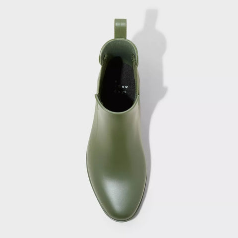 A New Day Women's Green Chelsea Rain Boots | A New Day In Lebanon