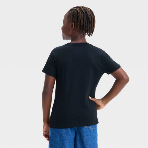 Cat & Jack Boy's Black Short Sleeve T-Shirt  | Cat & Jack in Lebanon