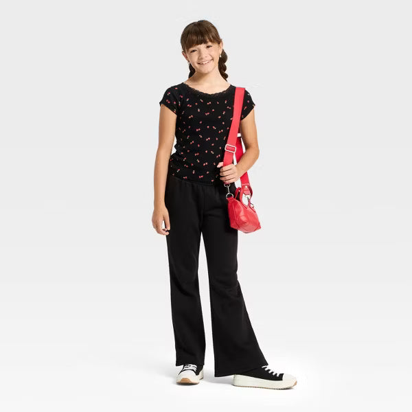 Art Class Girl's Black Fleece Flare Leg Sweatpants | Art Class In Lebanon