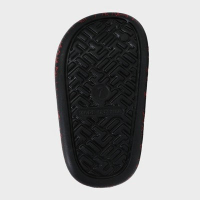 Ground up Boy's Black Slip-On, Heel Strap, Contoured Footbed Slippers| Ground up in Lebanon