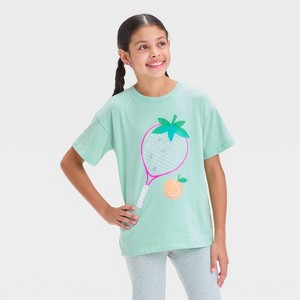 Cat & Jack Girl's Light Green Graphic T-Shirt | Cat & Jack In Lebanon