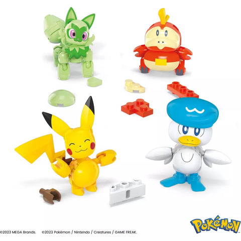 Mega Pokemon Paldea Region Team Building Toy Kit 79pcs|Mega In Lebanon