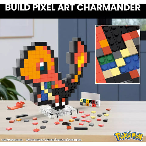Mega Pokémon Charmander Building Toy Kit 349 Pieces Retro Set|Mega In Lebanon