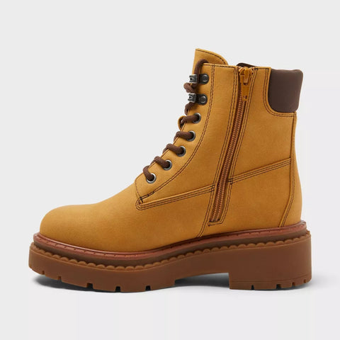 Wild Fable Women's Tan Marlowe Hiker Ankle Boots|Wild Fable In Lebanon
