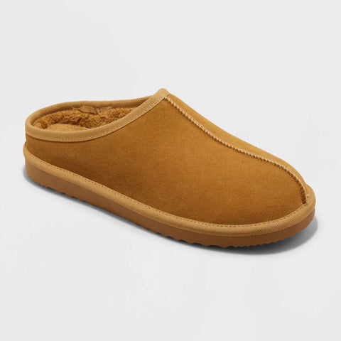 Goodfellow & Co Men's Brown Cruz Genuine Suede Clog Slippers |Goodfellow & Co In Lebanon