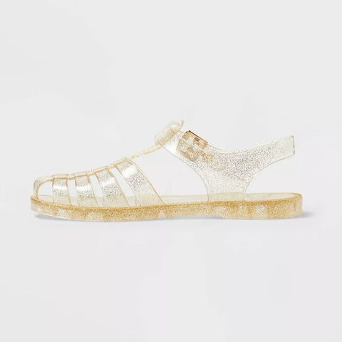 Wild Fable Women's Light Gold Poppy Ankle Strap Jelly Sandals | Wild Fable In Lebanon