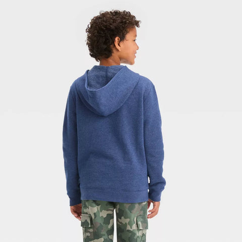 Cat & Jack Boy's Navy Blue Fleece Zip-Up Jackets | Cat & Jack In Lebanon