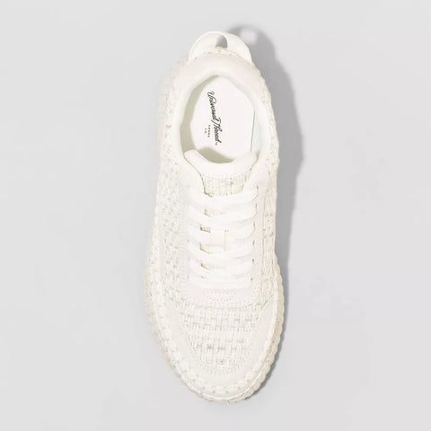 Universal Thread Women's Off White Persephone Sneakers with Memory Foam Insole | Universal Thread In Lebanon